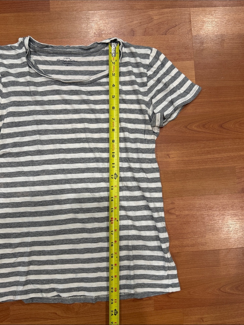 J. Crew Vintage Cotton Striped tee - Picture 3 of 5